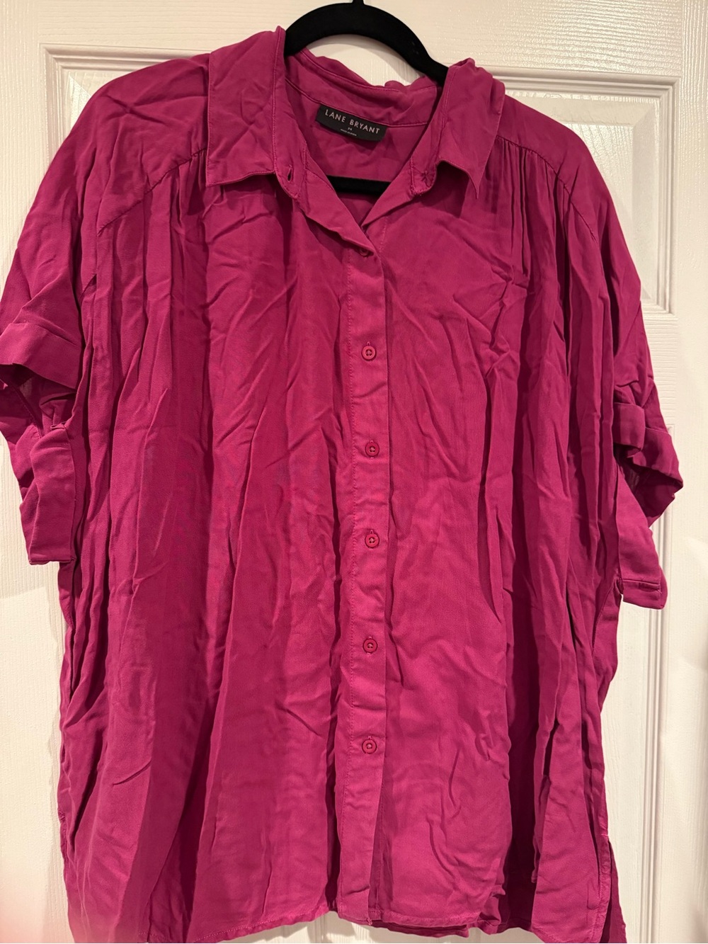 Lane Bryant Deep Fuchsia Women's Top